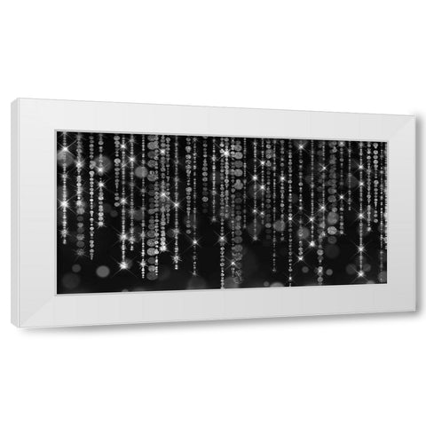 Sparkles White Modern Wood Framed Art Print by Phillip, Jamie