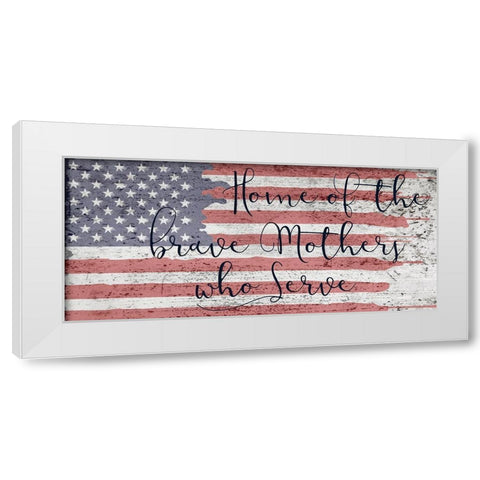 Mothers Who Serves White Modern Wood Framed Art Print by Phillip, Jamie
