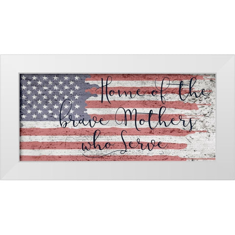 Mothers Who Serves White Modern Wood Framed Art Print by Phillip, Jamie