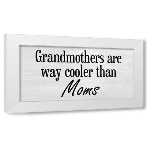 Grandmother 2 White Modern Wood Framed Art Print by Phillip, Jamie