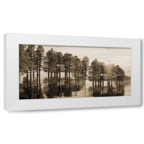 Take Me To The Bayou White Modern Wood Framed Art Print by Phillip, Jamie