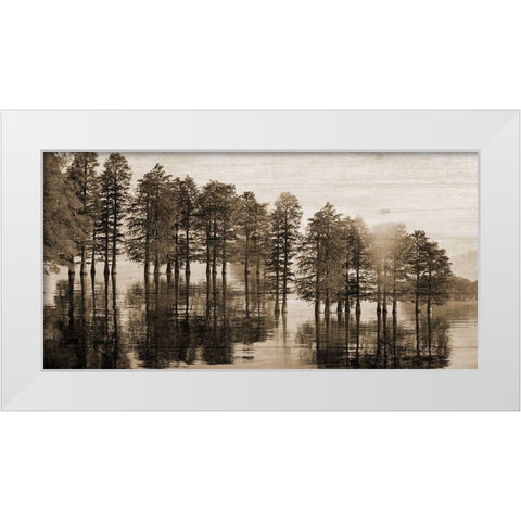 Take Me To The Bayou White Modern Wood Framed Art Print by Phillip, Jamie