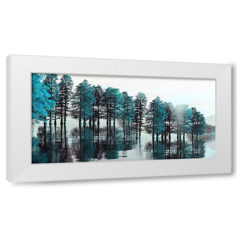Take Me To The Bayou White Modern Wood Framed Art Print by Phillip, Jamie
