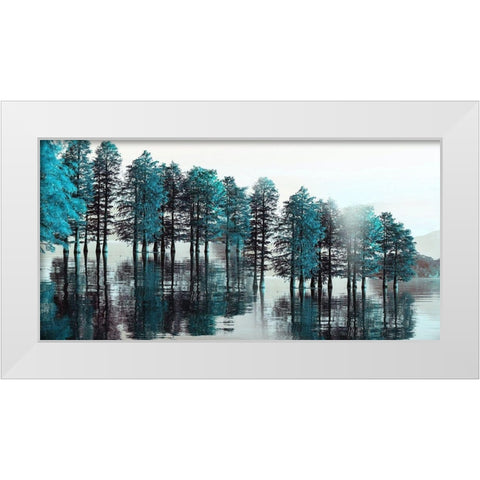 Take Me To The Bayou White Modern Wood Framed Art Print by Phillip, Jamie
