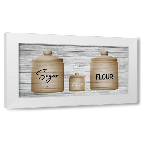 Pantry White Modern Wood Framed Art Print by Phillip, Jamie