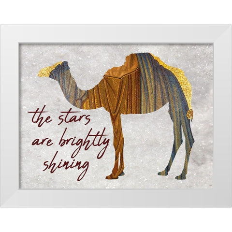 Holy Night White Modern Wood Framed Art Print by Phillip, Jamie