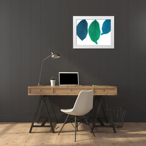 Xrayed White Modern Wood Framed Art Print by Phillip, Jamie
