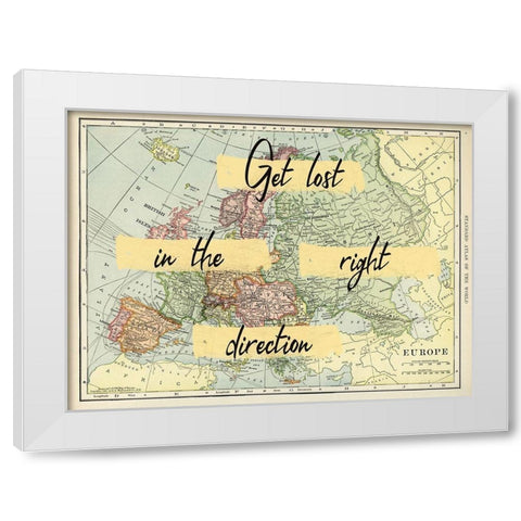 Europe Travels White Modern Wood Framed Art Print by Phillip, Jamie