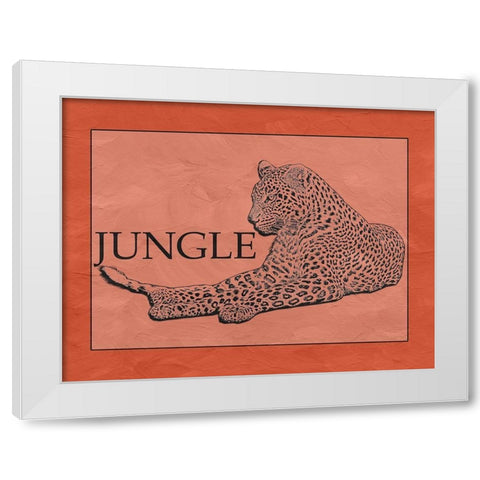 Wild Thing White Modern Wood Framed Art Print by Phillip, Jamie