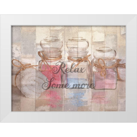 Bath Spa White Modern Wood Framed Art Print by Phillip, Jamie