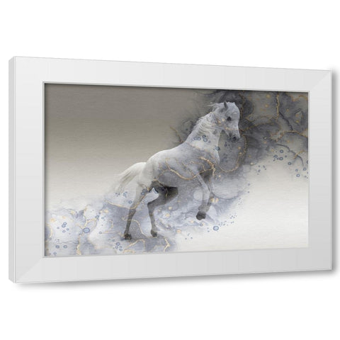 Mystic Horse White Modern Wood Framed Art Print by Phillip, Jamie