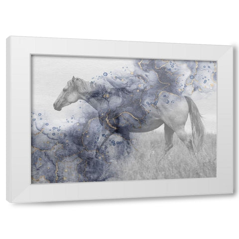 Mystic Horse 2 White Modern Wood Framed Art Print by Phillip, Jamie