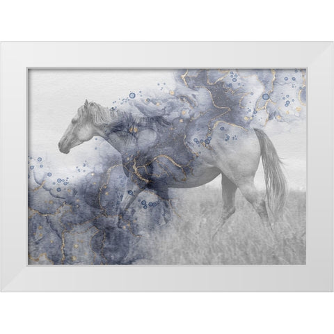 Mystic Horse 2 White Modern Wood Framed Art Print by Phillip, Jamie