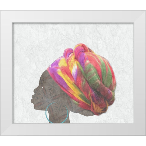 Mama Africa 2 White Modern Wood Framed Art Print by Phillip, Jamie