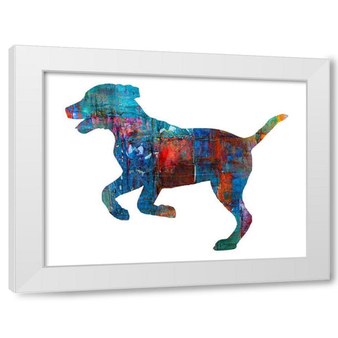 Good Dog 1 White Modern Wood Framed Art Print by Phillip, Jamie
