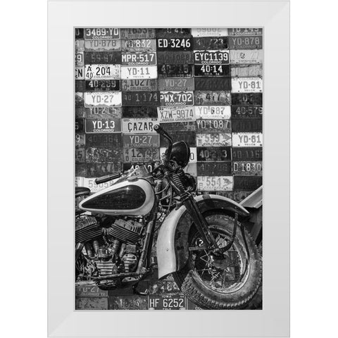 Cross Country 1 White Modern Wood Framed Art Print by Phillip, Jamie