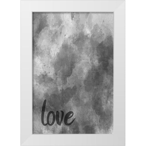 Give Me Some Love 1 White Modern Wood Framed Art Print by Phillip, Jamie