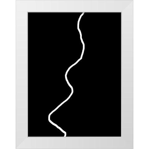 Poetry 2 White Modern Wood Framed Art Print by Phillip, Jamie