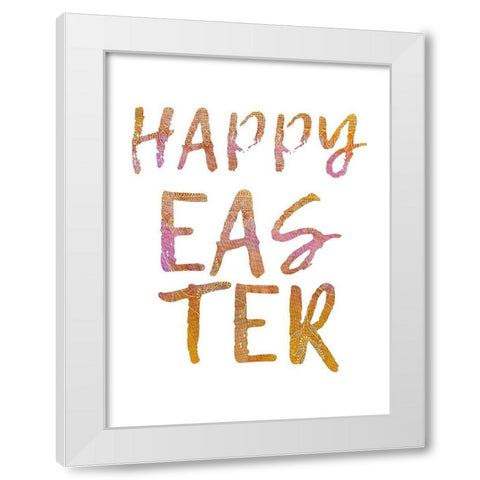 Easter Time White Modern Wood Framed Art Print by Phillip, Jamie