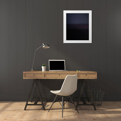 Mystery White Modern Wood Framed Art Print by Phillip, Jamie