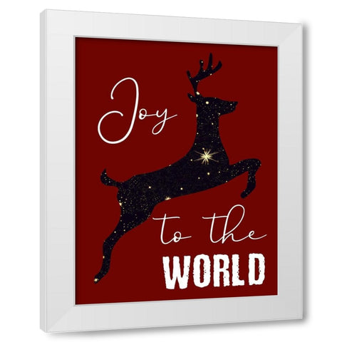 Joy White Modern Wood Framed Art Print by Phillip, Jamie