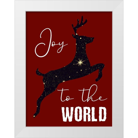 Joy White Modern Wood Framed Art Print by Phillip, Jamie
