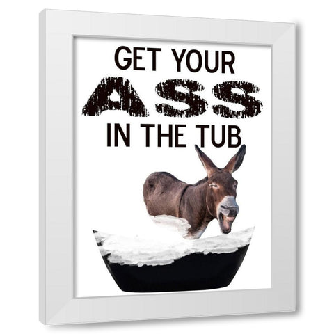 Bath Time 2 White Modern Wood Framed Art Print by Phillip, Jamie