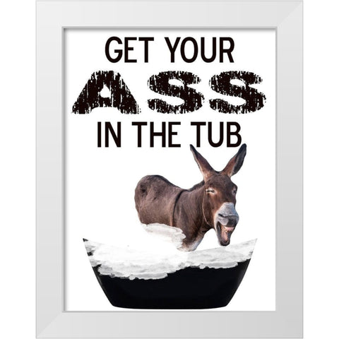 Bath Time 2 White Modern Wood Framed Art Print by Phillip, Jamie