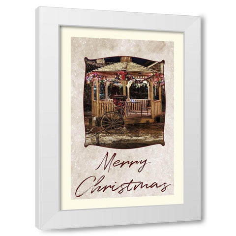 Holidays White Modern Wood Framed Art Print by Phillip, Jamie