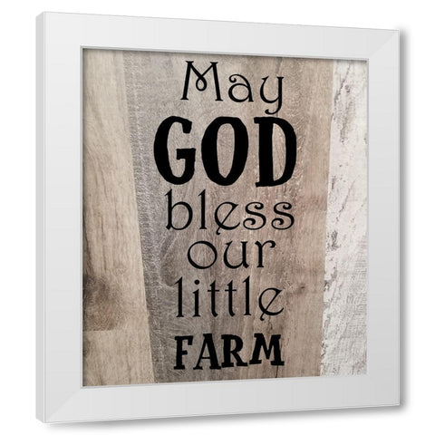 Farmimg 1 White Modern Wood Framed Art Print by Phillip, Jamie