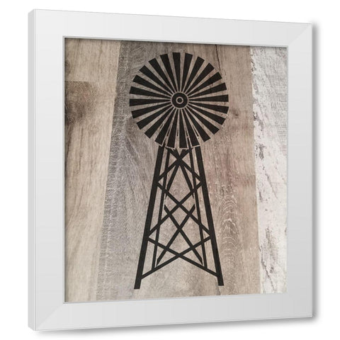 Farmimg 2 White Modern Wood Framed Art Print by Phillip, Jamie