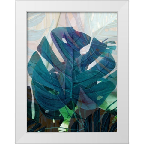 Succulent Tropics White Modern Wood Framed Art Print by Phillip, Jamie