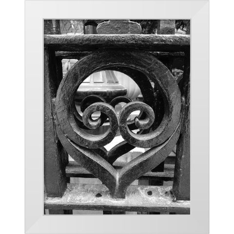 Gate 3 White Modern Wood Framed Art Print by Phillip, Jamie