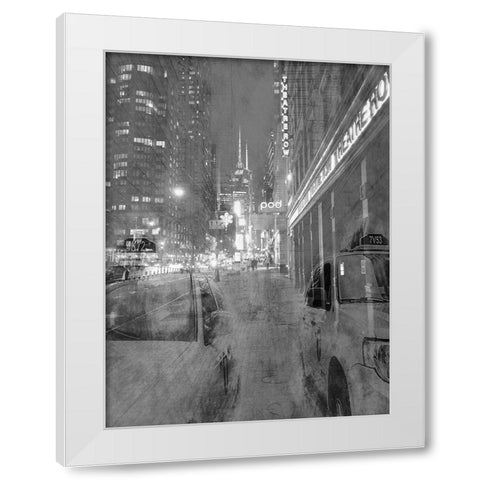 New York Moment White Modern Wood Framed Art Print by Phillip, Jamie