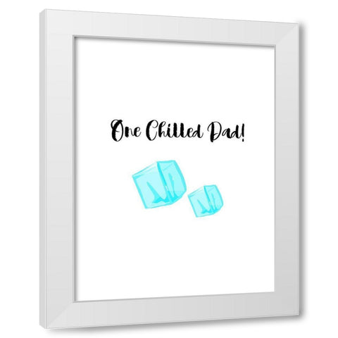 Father 4 White Modern Wood Framed Art Print by Phillip, Jamie