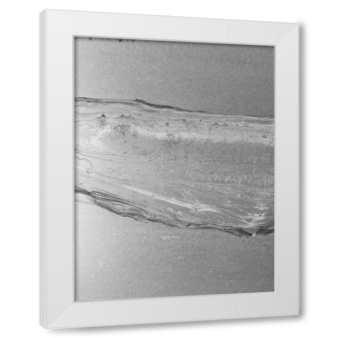 Black Space Line 1 White Modern Wood Framed Art Print by Phillip, Jamie
