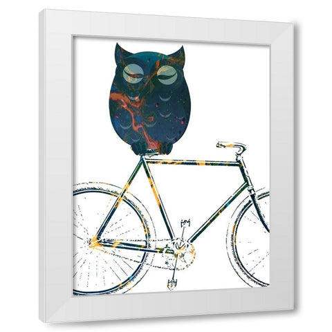 Bicycle Travel 1 White Modern Wood Framed Art Print by Phillip, Jamie