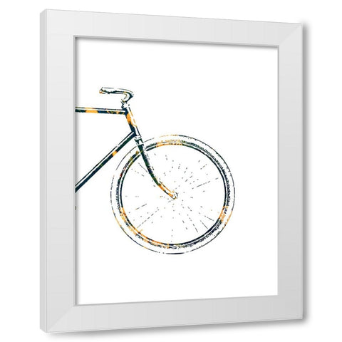 Bicycle Travel 4 White Modern Wood Framed Art Print by Phillip, Jamie