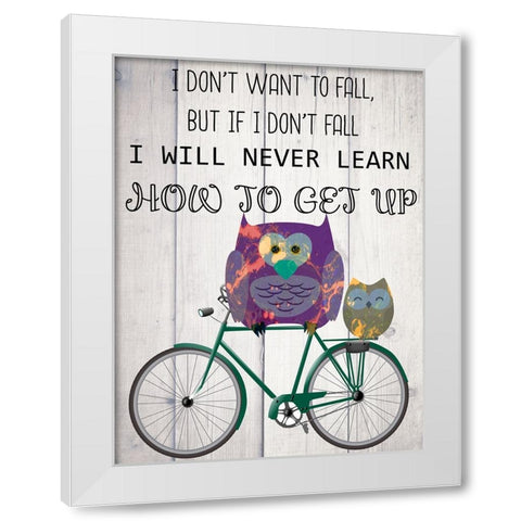 Bicycle Travel 6 White Modern Wood Framed Art Print by Phillip, Jamie