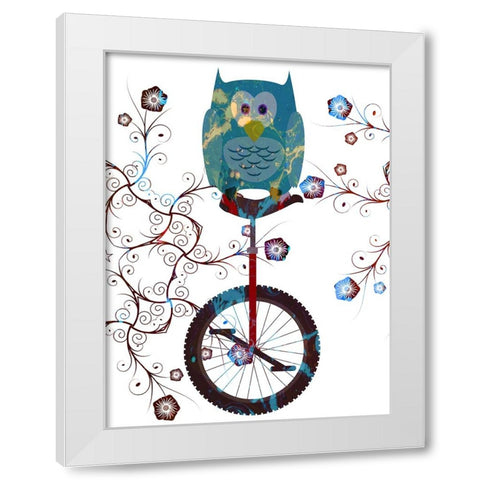 Bicycle Travel 8 White Modern Wood Framed Art Print by Phillip, Jamie