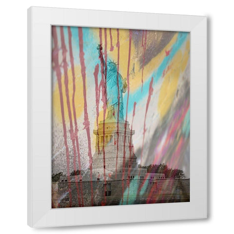 Stat 2 White Modern Wood Framed Art Print by Phillip, Jamie