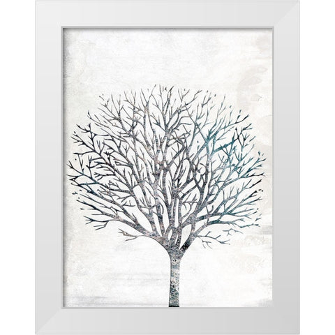 Cool Nature White Modern Wood Framed Art Print by Phillip, Jamie
