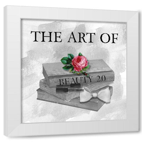 Beauty 2.0 White Modern Wood Framed Art Print by Phillip, Jamie