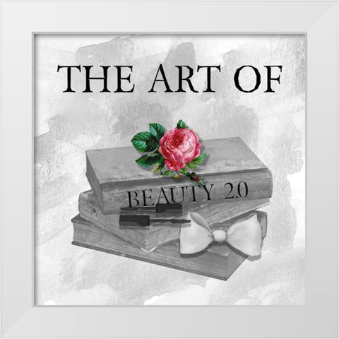 Beauty 2.0 White Modern Wood Framed Art Print by Phillip, Jamie