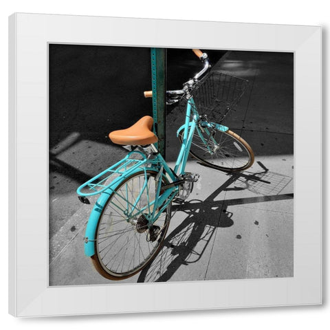 Unteal We Meet Again White Modern Wood Framed Art Print by Phillip, Jamie