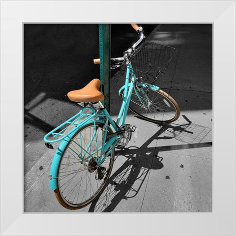 Unteal We Meet Again White Modern Wood Framed Art Print by Phillip, Jamie