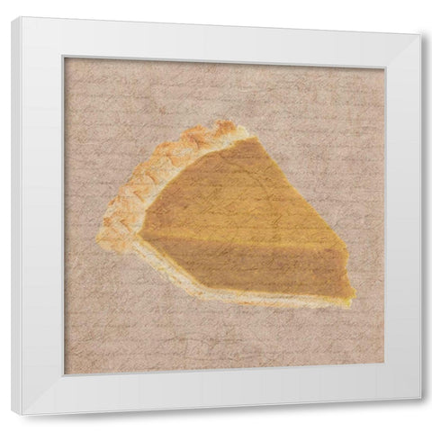 Pumpkin Pie White Modern Wood Framed Art Print by Phillip, Jamie