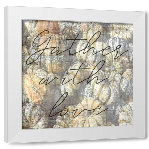 Gather Together White Modern Wood Framed Art Print by Phillip, Jamie
