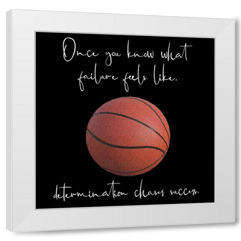 Success White Modern Wood Framed Art Print by Phillip, Jamie