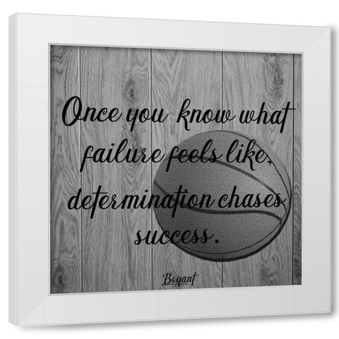 Success Drive White Modern Wood Framed Art Print by Phillip, Jamie